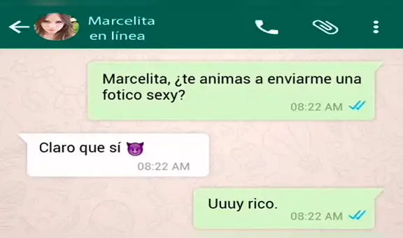 Vía WhatsApp: su amiga le envía esta foto "sexy" y él queda impactado