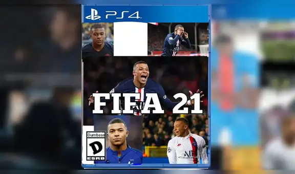 FIFA 21: portada con Kylian Mbappé es blanco de graciosos memes [FOTOS]