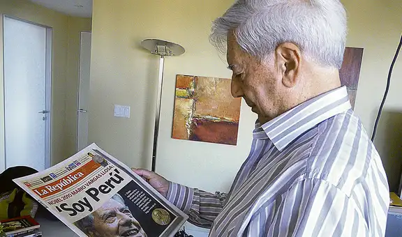 Mario Vargas Llosa hace diez años alcanzó el Nobel