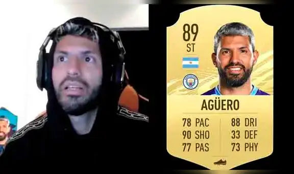 Sergio Agüero jugaba Among Us cuando se enteró de su valoración en FIFA 21 [VIDEO]