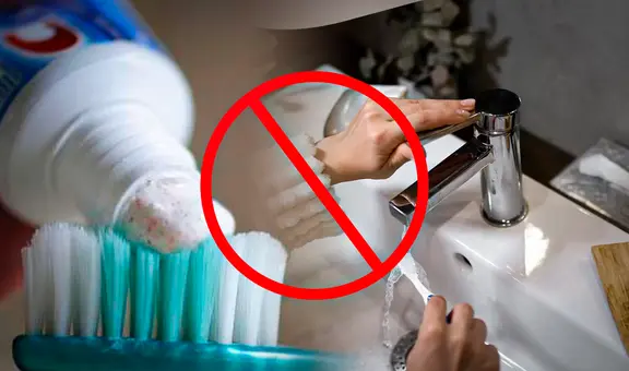 ¿Por qué no debes mojar el cepillo y la pasta antes de lavarte los dientes? Te lo contamos