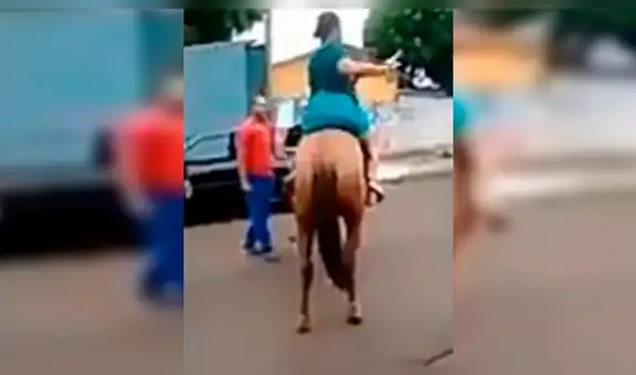 Instagram: golpea a caballo y este se venga de la peor forma [VIDEO]