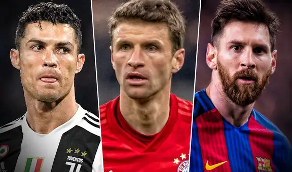 Thomas Mülller escogió a su favorito entre Cristiano Ronaldo y Lionel Messi