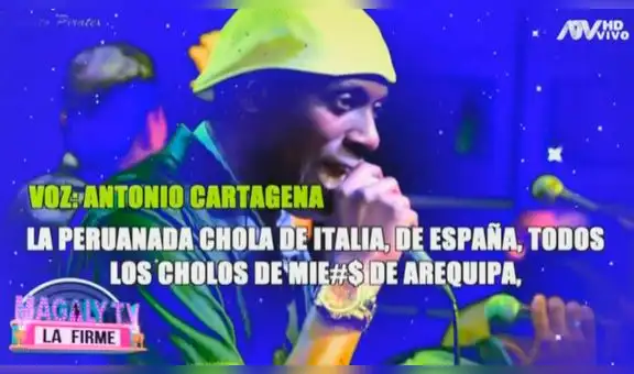 Difunden audio de Antonio Cartagena con comentarios racistas hacia los peruanos en el extranjero