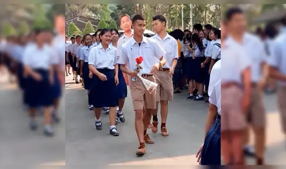 Joven no puede asistir a su graduación y sus amigos tienen ingeniosa idea para que esté presente [VIDEO]