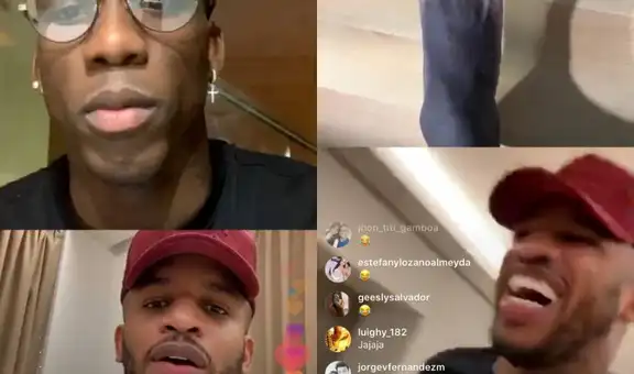 Farfán y Advíncula muestran sus ‘juanetes’ durante transmisión en vivo [VIDEO]