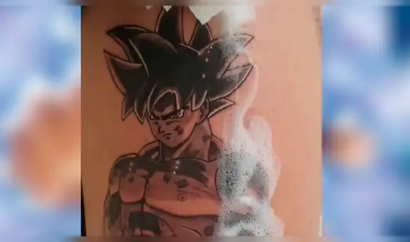 Dragon Ball Super: fan se hace tatuaje ‘hiperrealista’ de Gokú en ‘ultra instinto’ y resultado emociona a miles [FOTOS]
