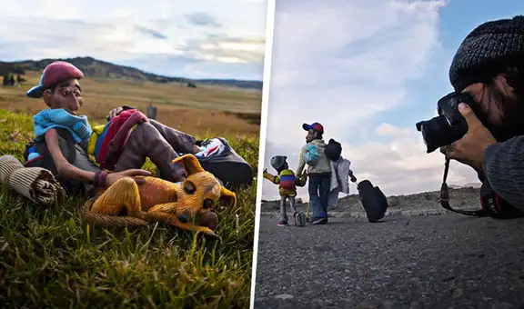 Edgar Álvarez retrata con plastilina la realidad de los caminantes y refugiados venezolanos [VIDEO]