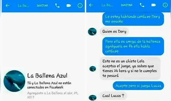 En Facebook usuaria troleó a administrador de la “Ballena Azul”