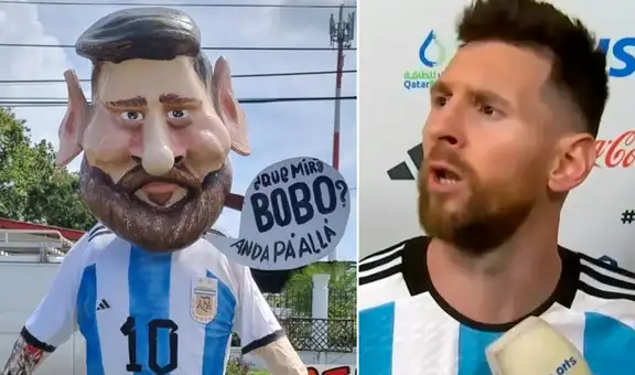 Muñecos de Lionel Messi con la frase “¿qué mirás, bobo?” causan sensación por Año Nuevo