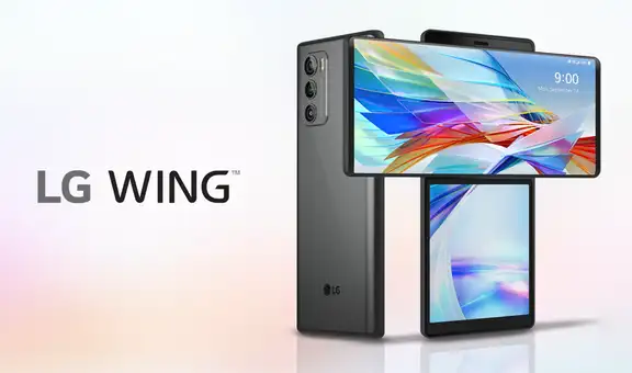 LG Wing es oficial: así luce el innovador teléfono 5G con doble pantalla giratoria [VIDEO]