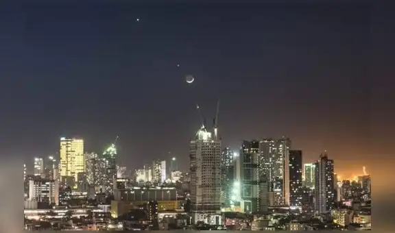La Luna, Venus y Júpiter alineados: fenómeno astronómico sucede después de 24 años [FOTOS]
