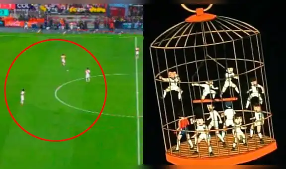 Facebook: ¿Perú hizo la 'jaula de pájaro' ante Colombia? [VIDEO]