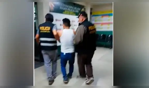 Capturan en Comas a peruano que era buscado en Argentina por acuchillar a su esposa [VIDEO]
