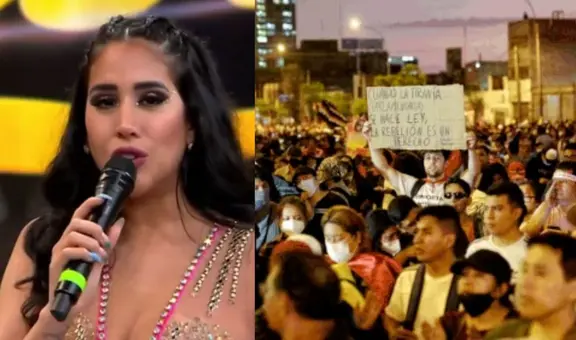 Melissa Paredes defiende a bomberos tras agresiones: “Un poquito más de empatía a esos manifestantes”