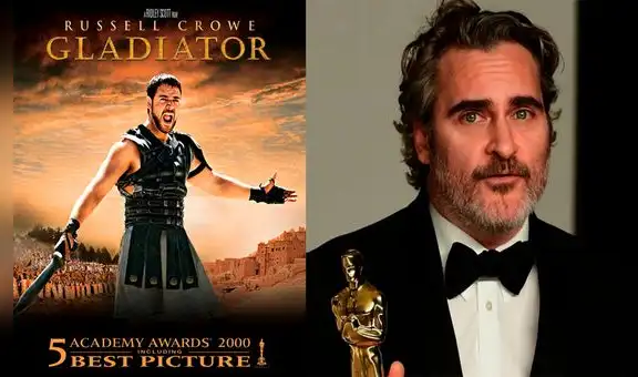 Joaquin Phoenix: Russell Crowe afirma que su ex compañero debió ganar un Oscar por Gladiador