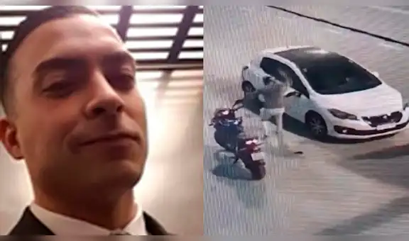 Fue expulsado de su casa y en venganza golpeó a su exnovia y destrozó su auto a patadas [VIDEO]