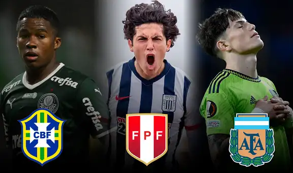 Desde Endric hasta Garnacho: las figuras de Perú y sus rivales en el Sudamericano sub-20