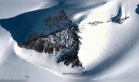 Vía Google Maps: Revelan el 'secreto' de la pirámide helada de la Antártida [VIDEO]