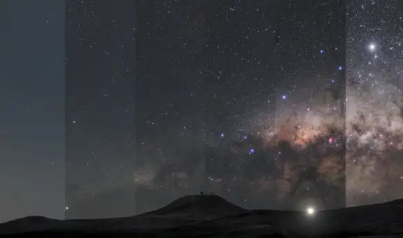 ¿Cuánto puedes ver en el cielo nocturno dependiendo de dónde vives?