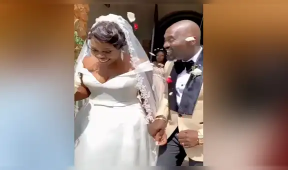 Novios que se comprometieron en un KFC tuvieron una boda de ensueño [VIDEO]
