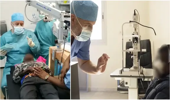 La historia de Gerardo Valvecchia, el oftalmólogo que devolvió la vista a 1.000 personas en África