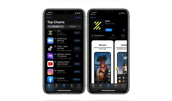 Zynn: la nueva aplicación que imita a TikTok y te paga por ver videos