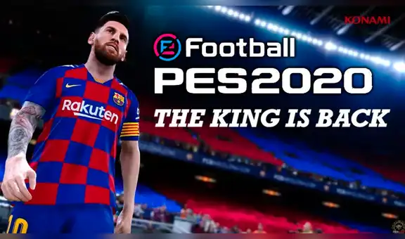 Demo gratis de PES 2020 llega en julio con la vuelta de Messi como portada [VIDEO]