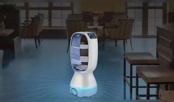 Coronavirus: diseñan robot mesero para atender a personas en cuarentena [VIDEO]
