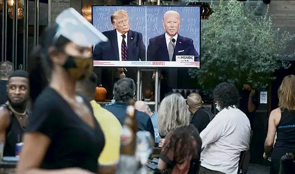 EE.UU.: intenso fuego cruzado entre Biden y Trump