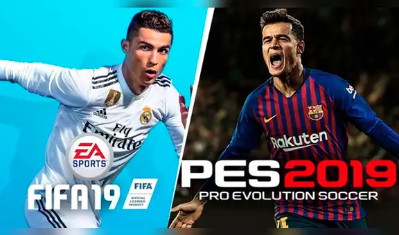PES 2019 vs FIFA 19: Mira la comparación más valiosa entre ambos juegos [VIDEO]