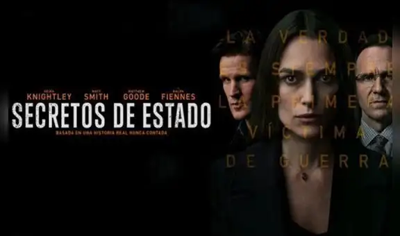 Secretos de Estado: estrenan tráiler de película basada en hecho reales