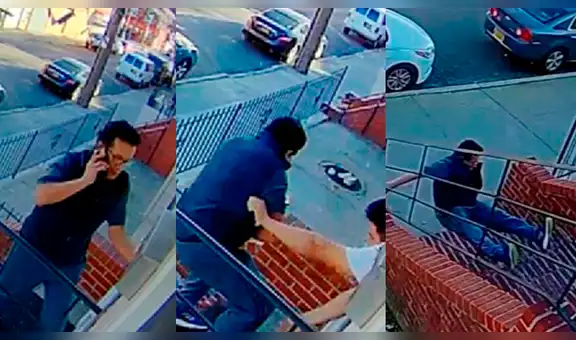 Fue a cobrar la renta a su inquilino y lo empujó por las escaleras hasta matarlo [VIDEO] 