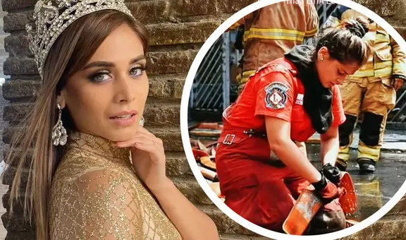 ¿Quién es Nathaly Terrones, la candidata a Miss Perú que sirvió de bombera durante el incendio en Lima?