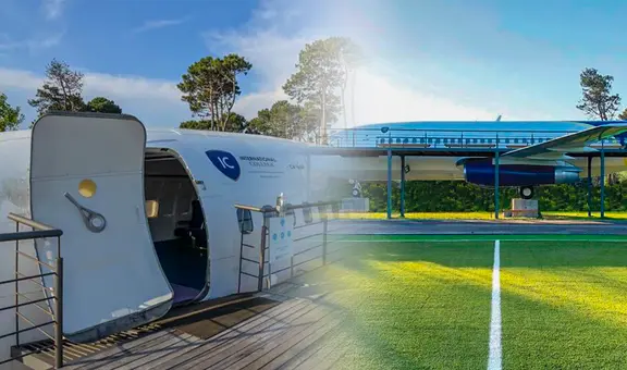 Punta del Este: ¿cuál es el colegio que usa un avión como laboratorio?