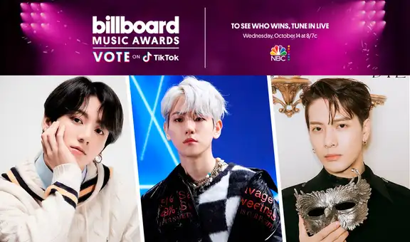 BBMAs 2020 por TNT: cómo votar por BTS, EXO o GOT7 en los Billboard Music Awards