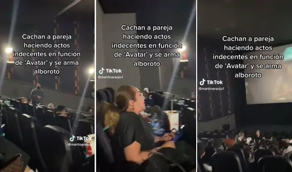 Captan a pareja haciendo actos impúdicos en el estreno de “Avatar” y el público queda en ‘shock’