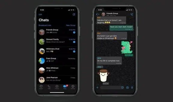 WhatsApp: así puedes activar el modo oscuro en teléfonos Android y iOS [VIDEO]
