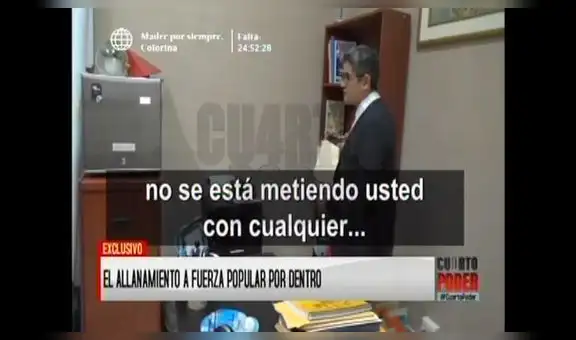 Congresistas de Fuerza Popular sí obstruyeron allanamiento de la Fiscalía [VIDEO]