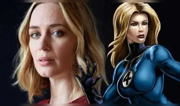 Marvel: Emily Blunt como Sue Storm, la foto que ha vuelto locos a los fans