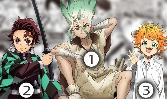 Ranking semanal de popularidad: Dr. Stone a la cabeza seguido por Kimetsu no Yaiba 