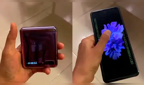 Samsung Galaxy Z Flip se filtra en video antes de su lanzamiento oficial [VIDEO]