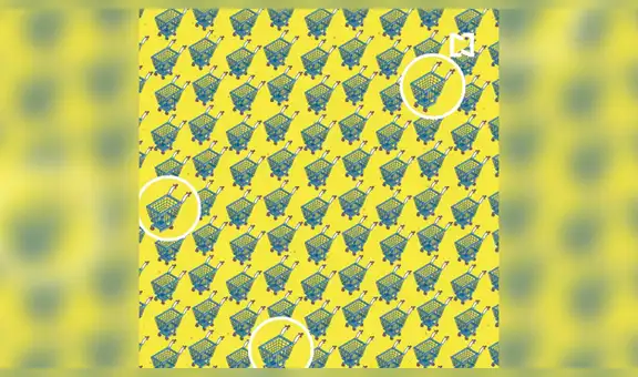 ¿Puedes ver a los tres carritos que les falta una rueda? El reto visual que pocos superan [FOTOS]