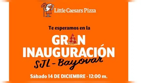 SJL: Little Caesars inaugurará su octava tienda y regalará 1000 pizzas