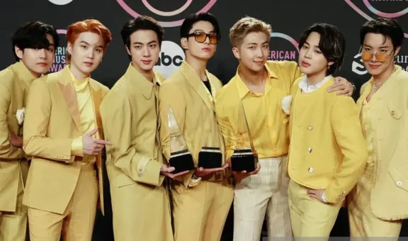 Premios AMAs 2022: BTS venció a Coldplay, TXT y más grupos en los American Music Awards