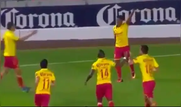 Andy Polo anotó su primer gol con Monarcas Morelia