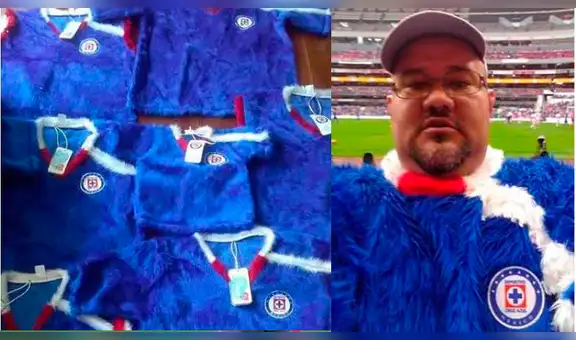 Emprenden negocio de camisetas de Cruz Azul, estilo Ludovico P. Luche [FOTOS]