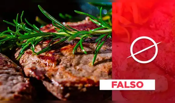 Es falso que la OMS recomiende vivir con una dieta sin ningún tipo de carne