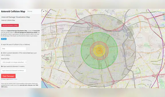 ¿Qué pasaría si un meteorito cae en tu ciudad?: este simulador te muestra cuál sería el impacto
