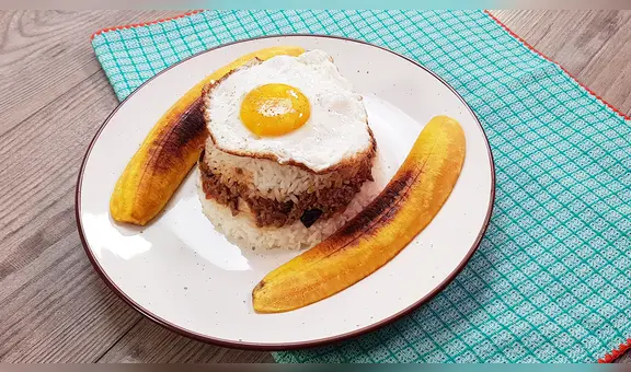Arroz tapado a lo pobre